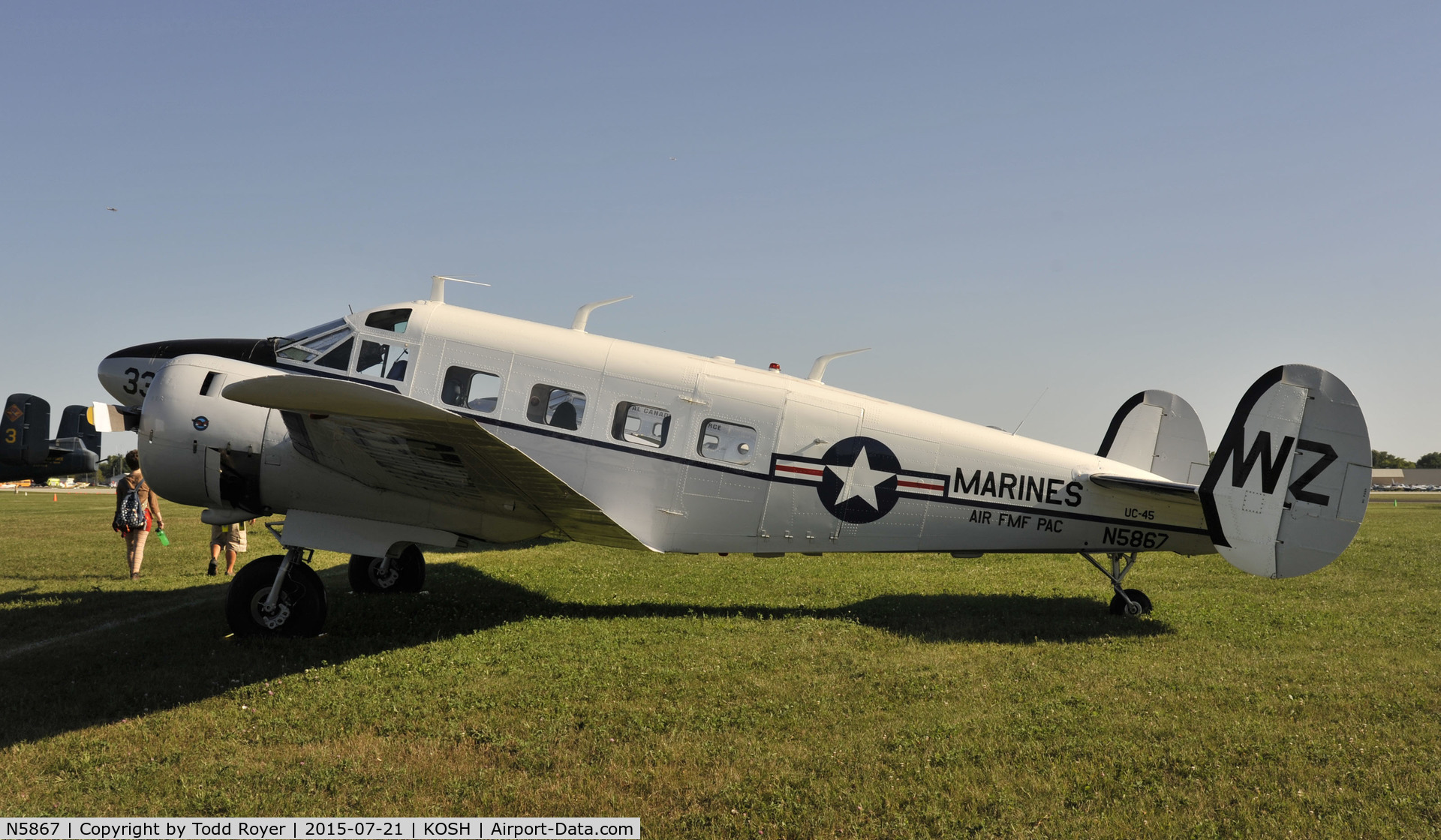 N5867, 1957 Beech E18S C/N BA-333, Airventure 2015