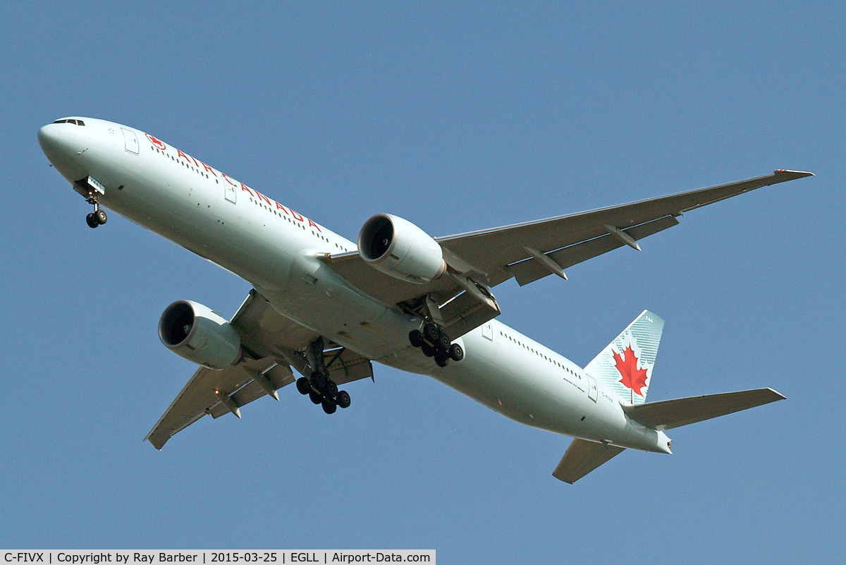 C-FIVX, 2013 Boeing 777-333/ER C/N 42219, Boeing 777-333ER [42219] (Air Canada) Home~G 25/03/2015. On approach 27R.