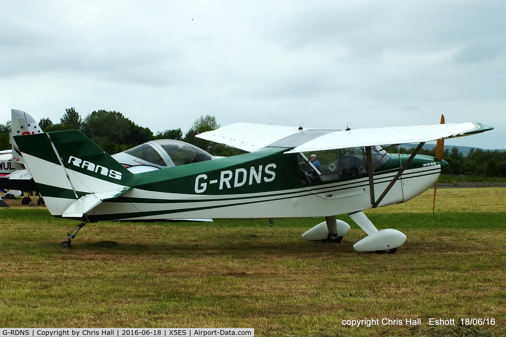 G-RDNS, 2004 Rans S-6S-116 Super Six C/N PFA 204-14307, at the Great North Fly in. Eshott