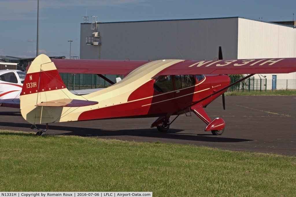 N1331H, 1949 Aeronca 15AC Sedan C/N 15AC-371, Parked