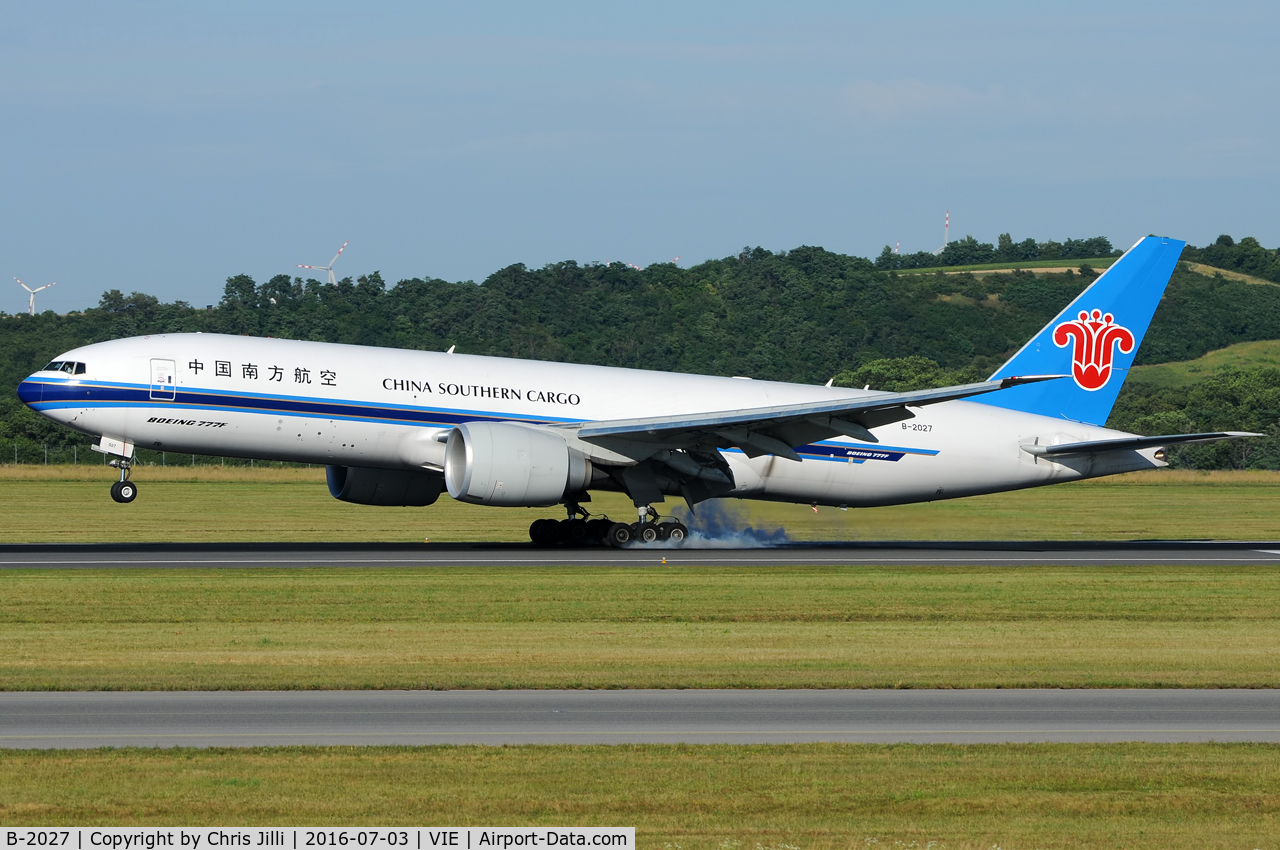 B-2027, 2015 Boeing 777-F1B C/N 41636, China Southern Cargo