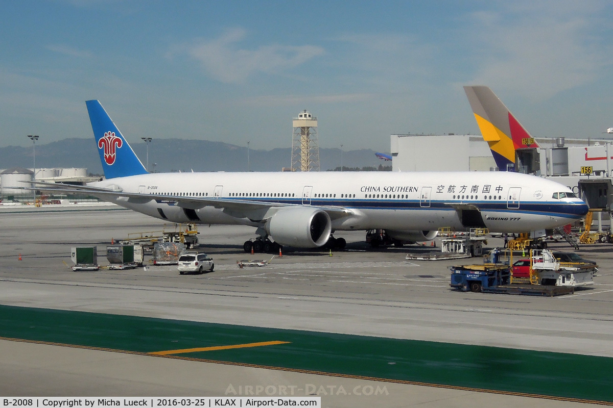B-2008, 2014 Boeing 777-31B/ER C/N 43222, At LAX