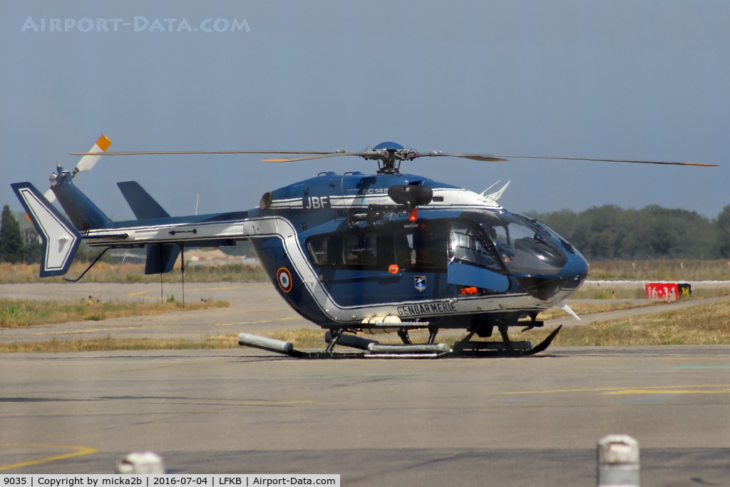 9035, Eurocopter-Kawasaki EC-145 (BK-117C-2) C/N 9035, Parked