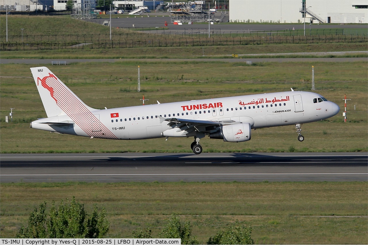 TS-IMU, 2013 Airbus A320-214 C/N 5474, Airbus A320-214, Landing rwy 14R, Toulouse-Blagnac airport (LFBO-TLS)