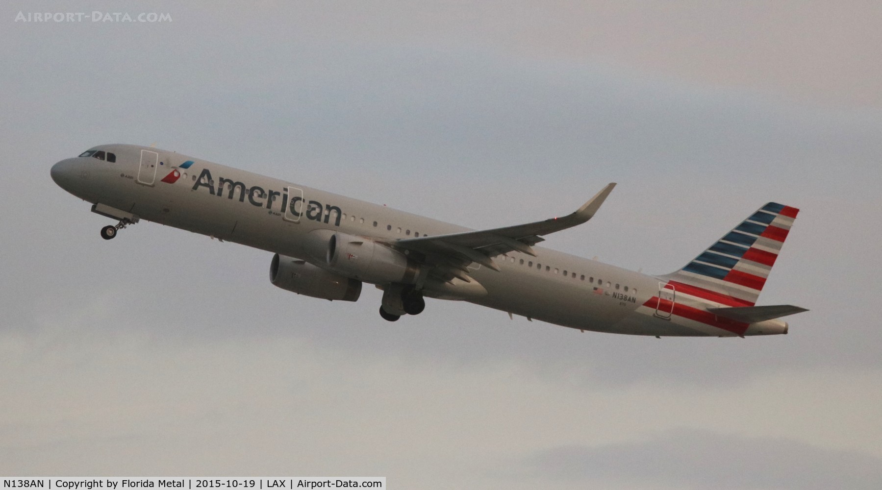 N138AN, 2015 Airbus A321-231 C/N 6650, American