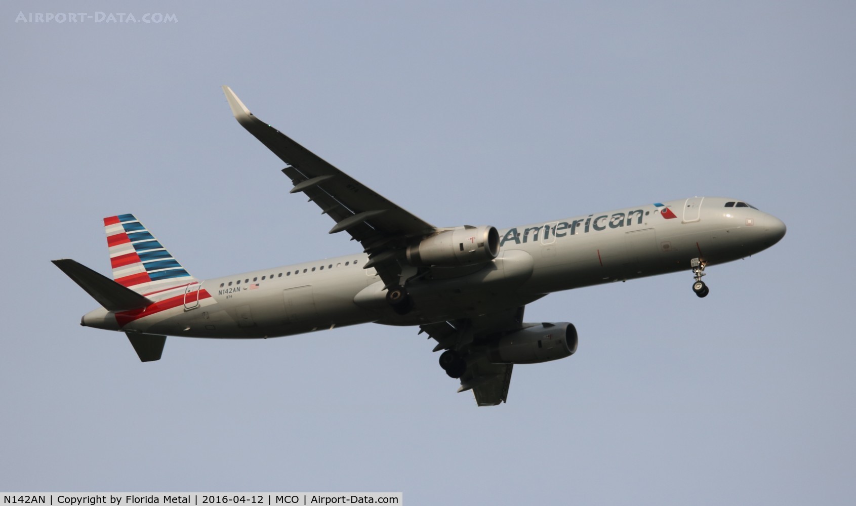 N142AN, 2015 Airbus A321-231 C/N 6711, American