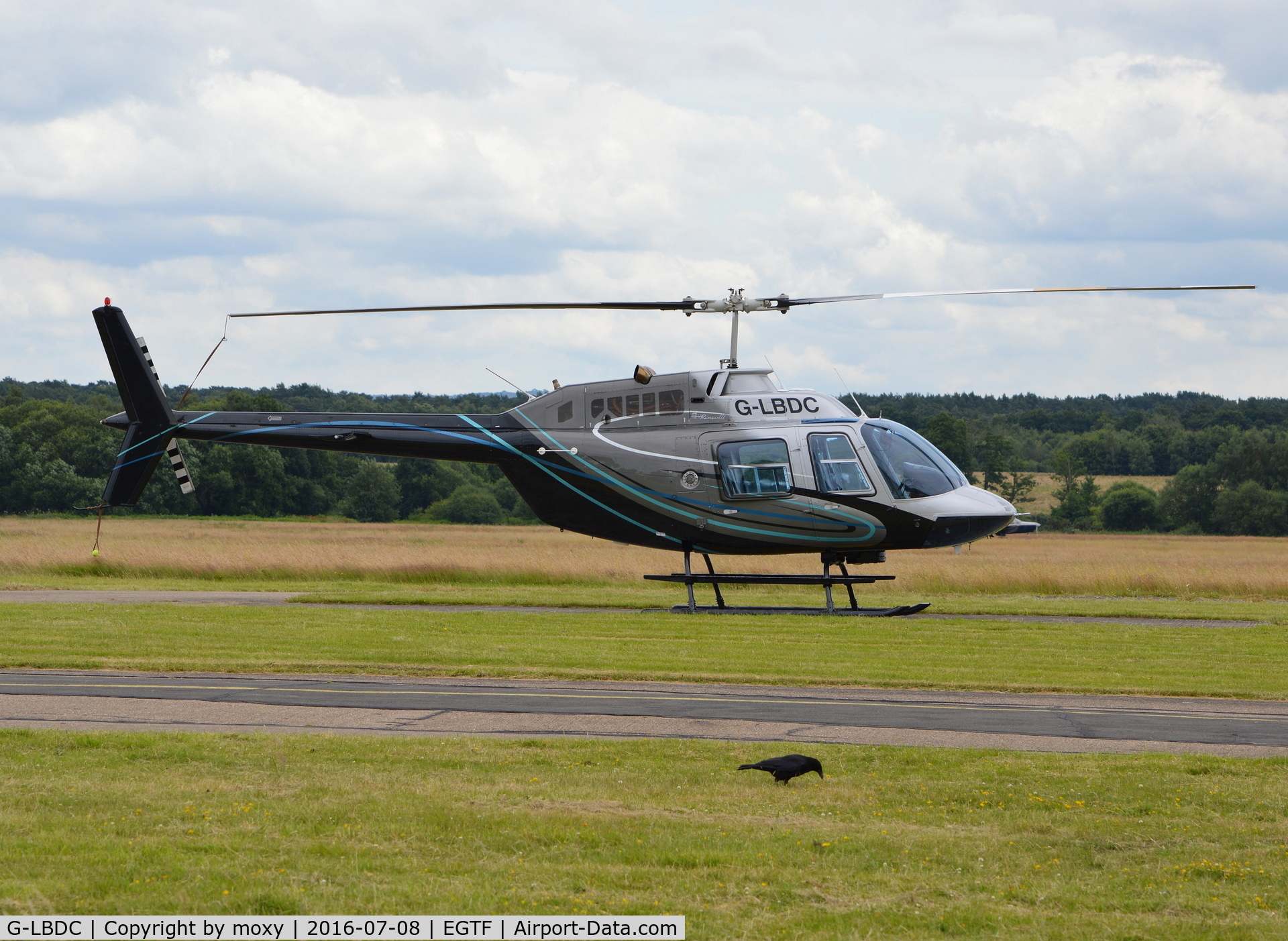 G-LBDC, 1984 Bell 206B JetRanger III C/N 3806, Bell 206B JetRanger III at Fairoaks. Ex N206GF