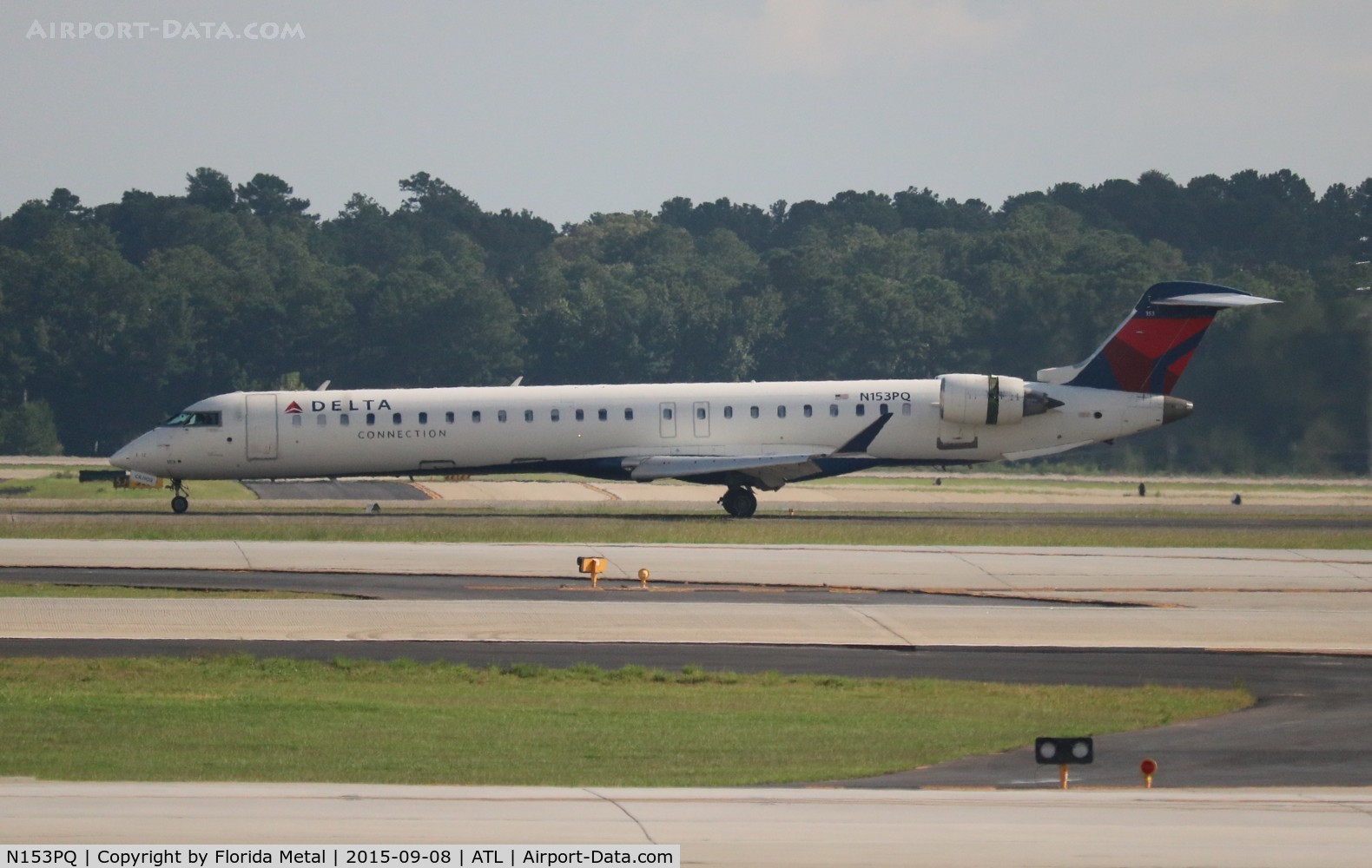N153PQ, 2007 Bombardier CRJ-900ER (CL-600-2D24) C/N 15153, Delta Connection