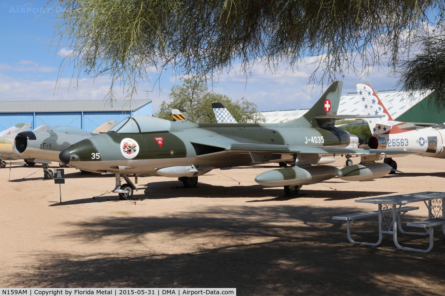 N159AM, Hawker Hunter F.58 C/N 41H-697402, Hawker Hunter