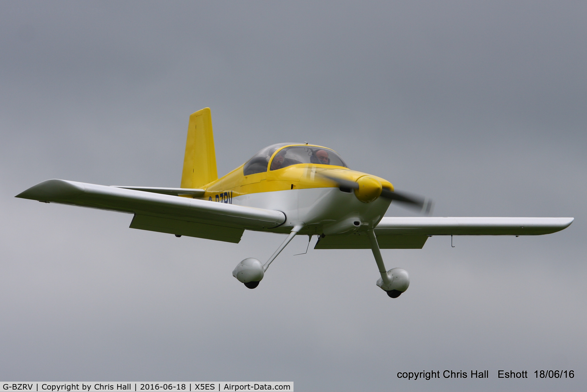 G-BZRV, 2002 Vans RV-6 C/N PFA 181A-13573, at the Great North Fly in. Eshott