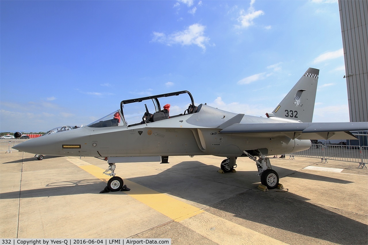 332, 2014 Alenia Aermacchi M-346 Master C/N 332, Alenia Aermacchi M-346 Master, Static display, Istres-Le Tubé Air Base 125 (LFMI-QIE) open day 2016