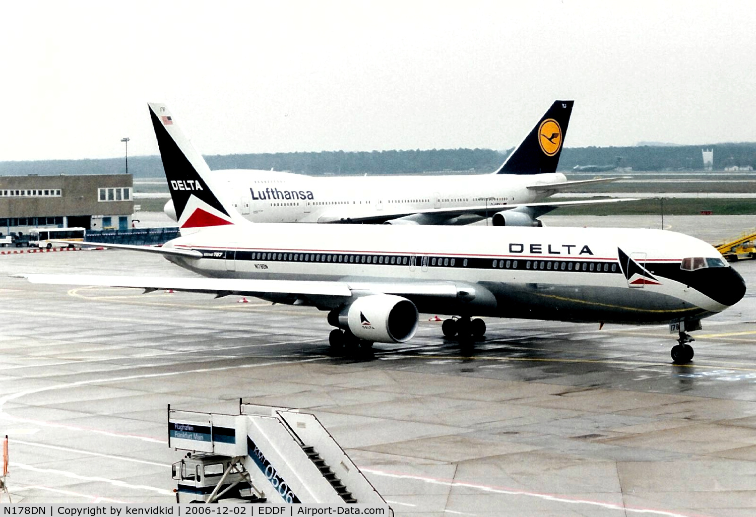 N178DN, 1991 Boeing 767-332 C/N 25143, Delta
