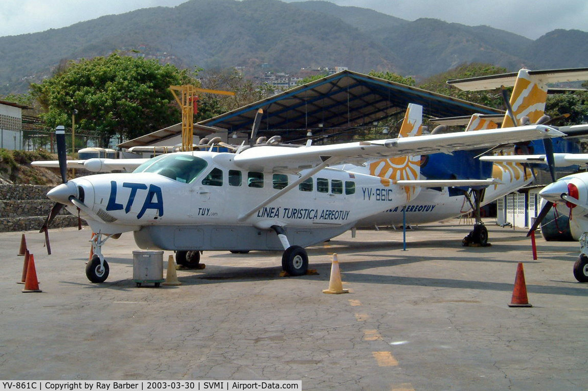 YV-861C, 1998 Cessna 208B Grand Caravan C/N 208B-0690, Cessna 208B Grand Caravan [208B-0690] (LTA Linea Turistica Aerotuy) Caracas-Simon Bolivar Int'l~YV 30/03/2003
