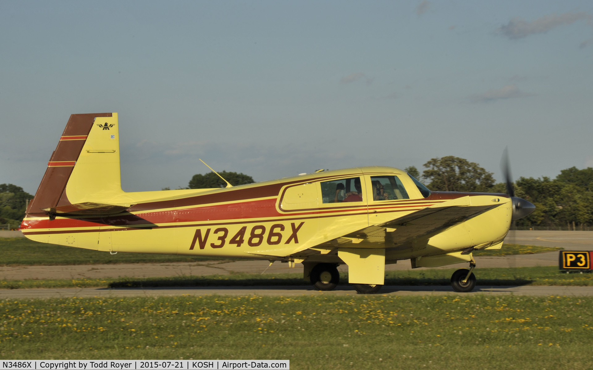 N3486X, 1966 Mooney M20C Ranger C/N 3423, Airventure 2015