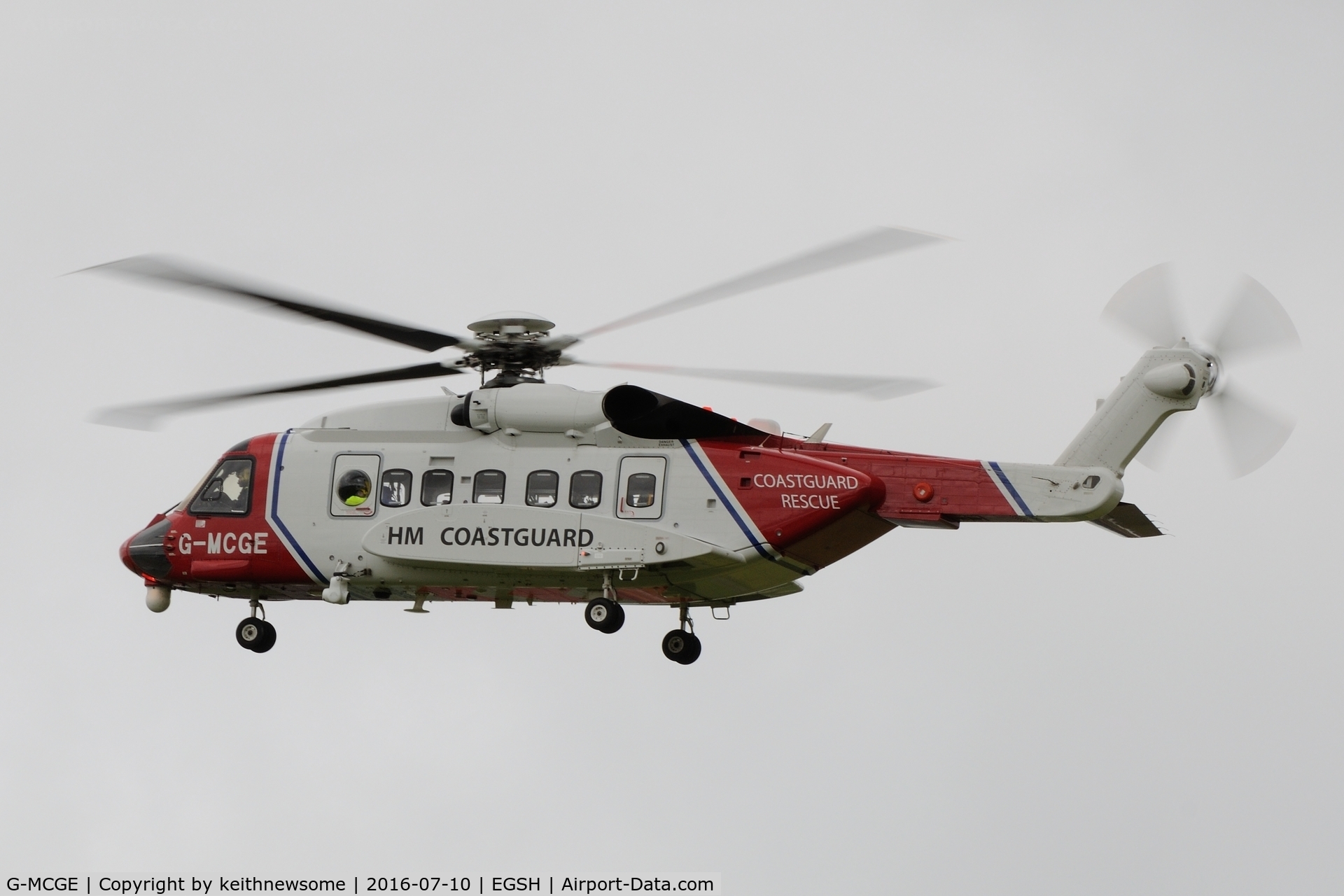 G-MCGE, 2014 Sikorsky S-92A C/N 920214, Nice Visitor.