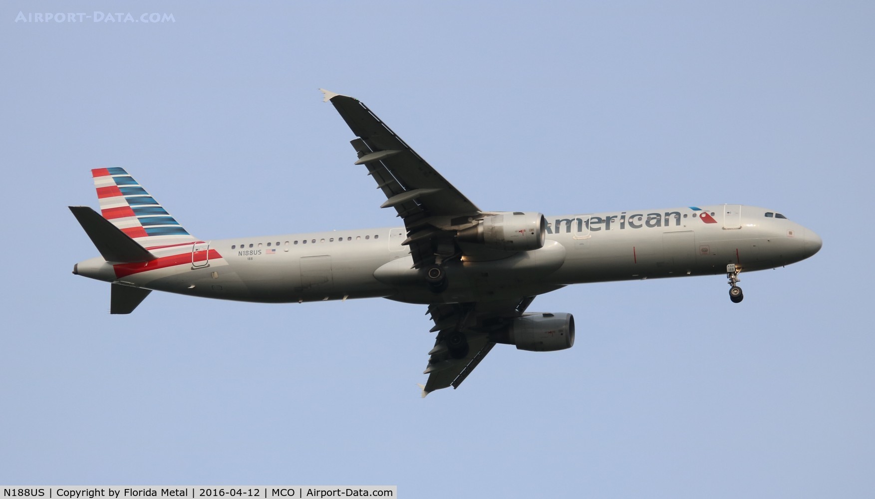 N188US, 2002 Airbus A321-211 C/N 1724, American