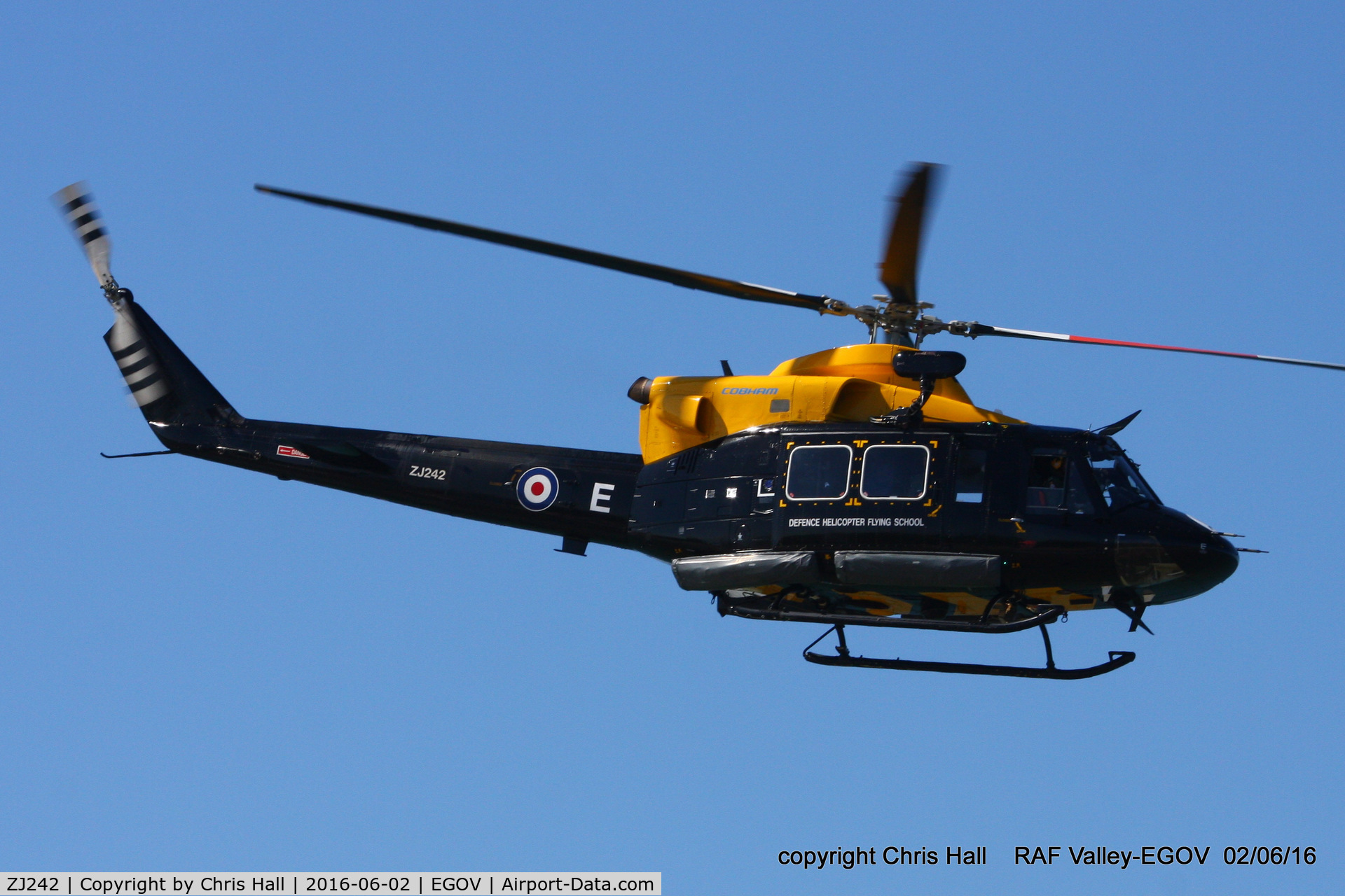 ZJ242, 1994 Bell 412EP Griffin HT1 C/N 36095, RAF 60 (R) Sqn / DHFS