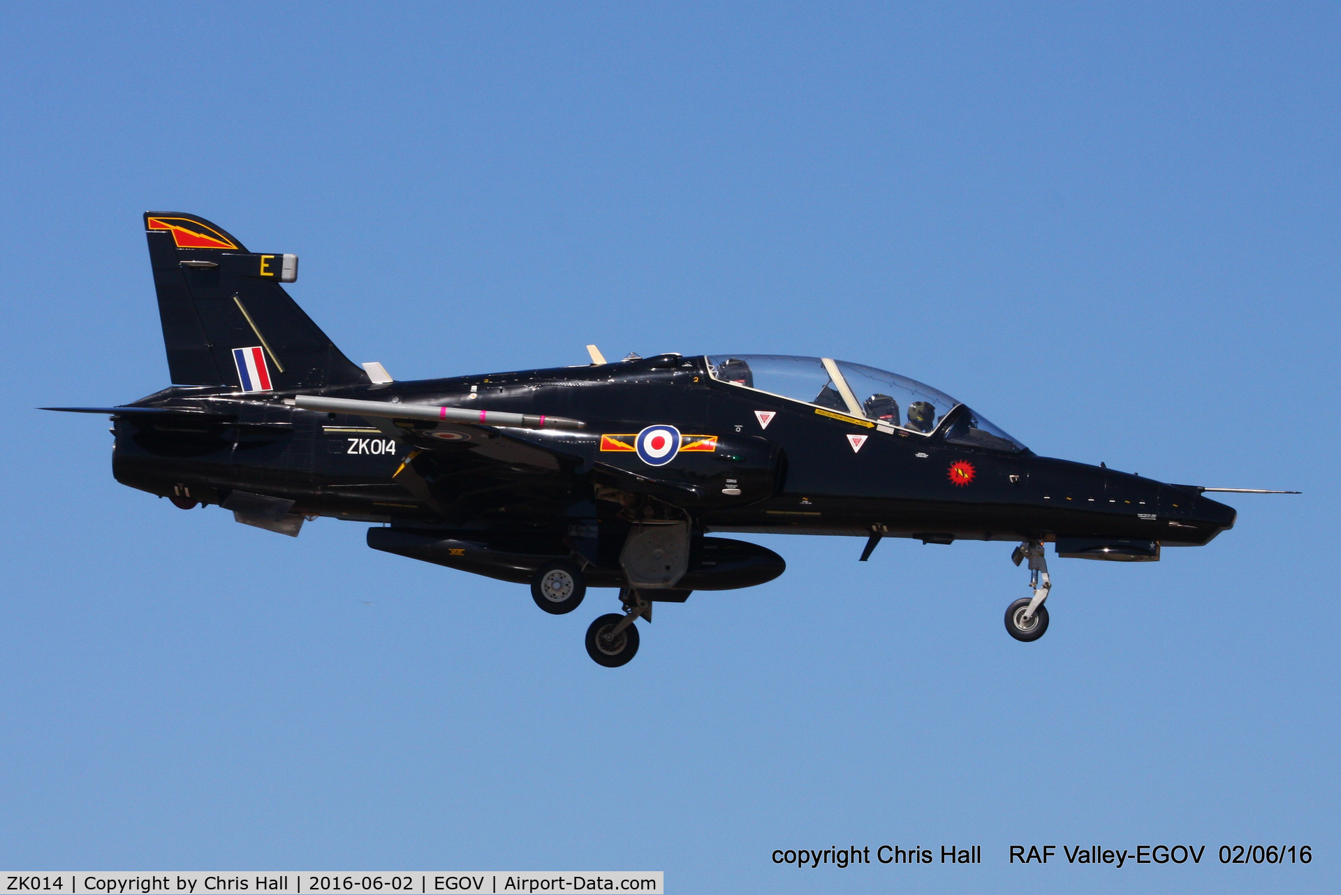 ZK014, 2008 British Aerospace Hawk T2 C/N RT005/1243, RAF IV Sqn