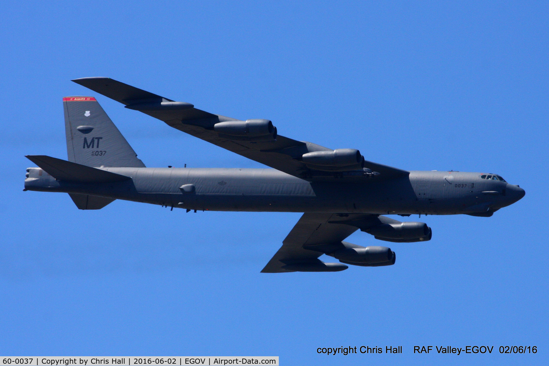 60-0037, 1960 Boeing B-52H Stratofortress C/N 464402, RAF Valley Families Day