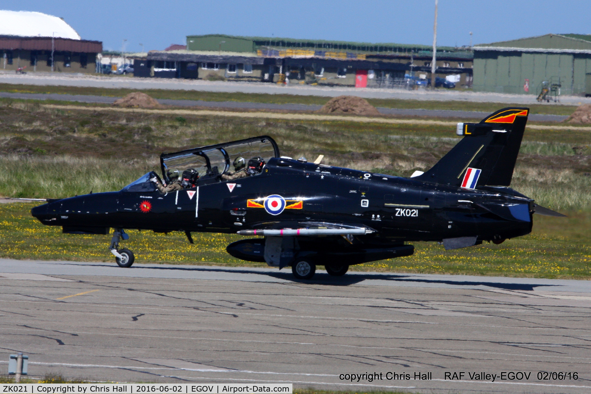ZK021, 2009 BAe Systems Hawk T2 C/N RT012/1250, RAF IV Sqn
