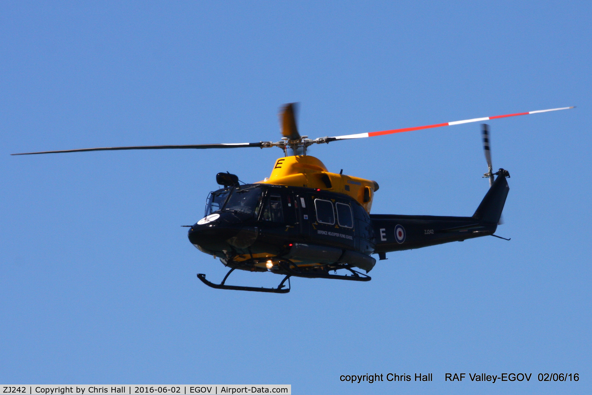 ZJ242, 1994 Bell 412EP Griffin HT1 C/N 36095, RAF 60 (R) Sqn / DHFS