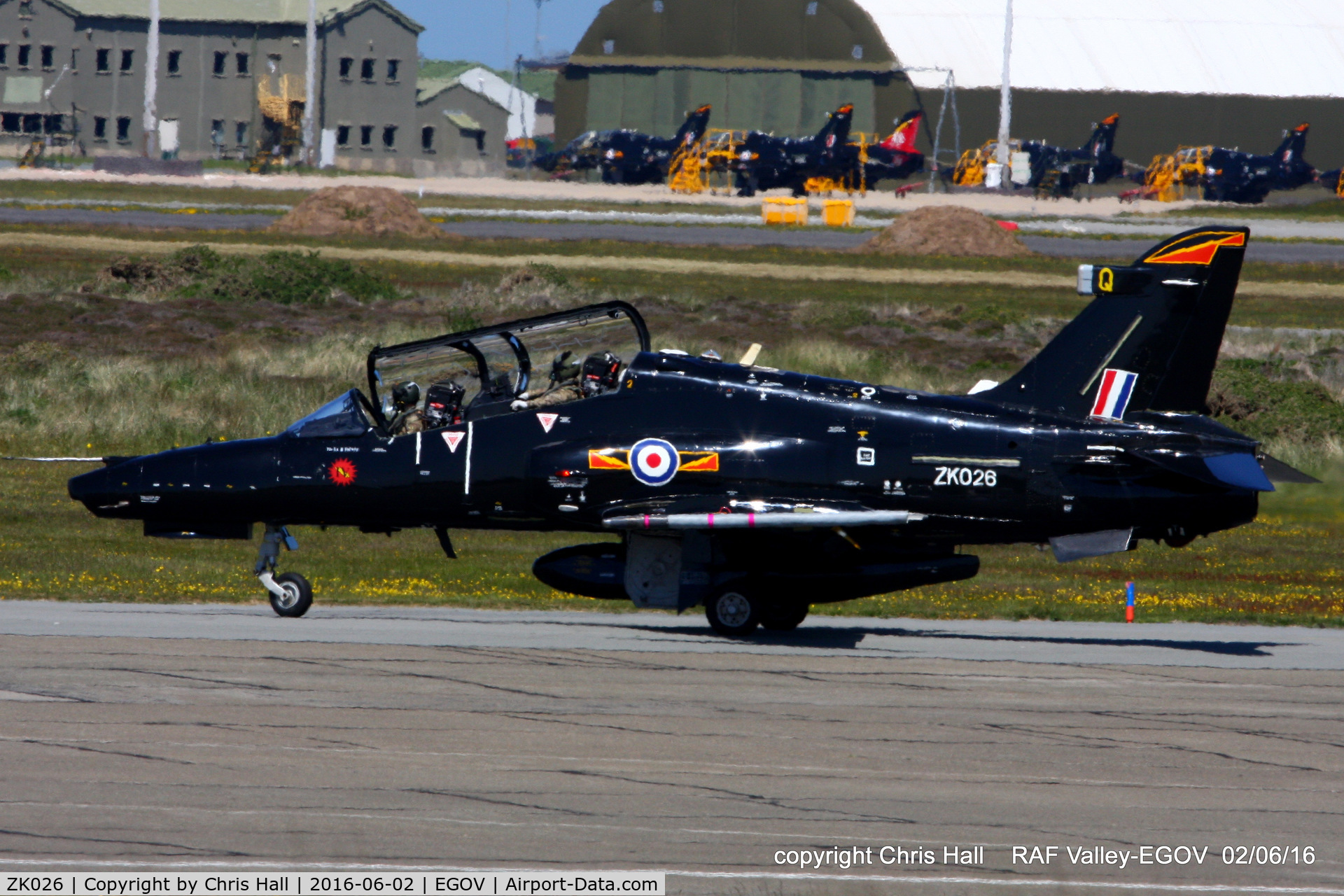 ZK026, 2009 British Aerospace Hawk T2 C/N RT017/1255, RAF IV Sqn