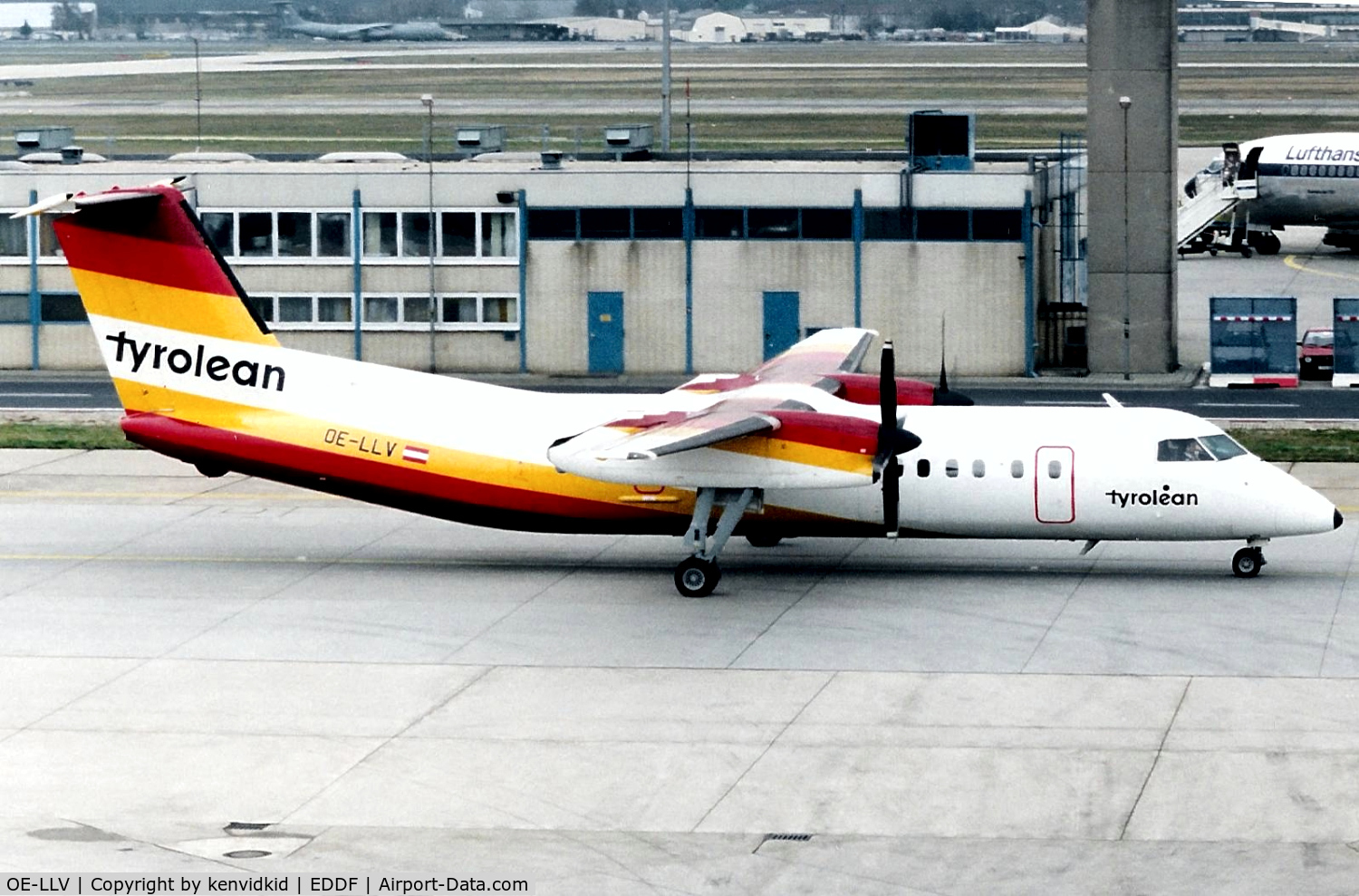 OE-LLV, 1991 De Havilland Canada DHC-8-311 Dash 8 Dash 8 C/N 290, Tyrolean Airways