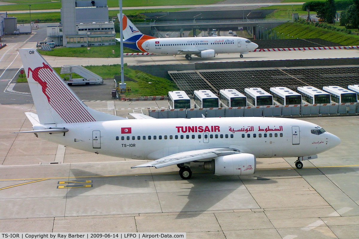 TS-IOR, 2001 Boeing 737-6H3 C/N 29502, Boeing 737-6H3 [29502] (Tunisair) Paris-Orly~F 14/06/2009
