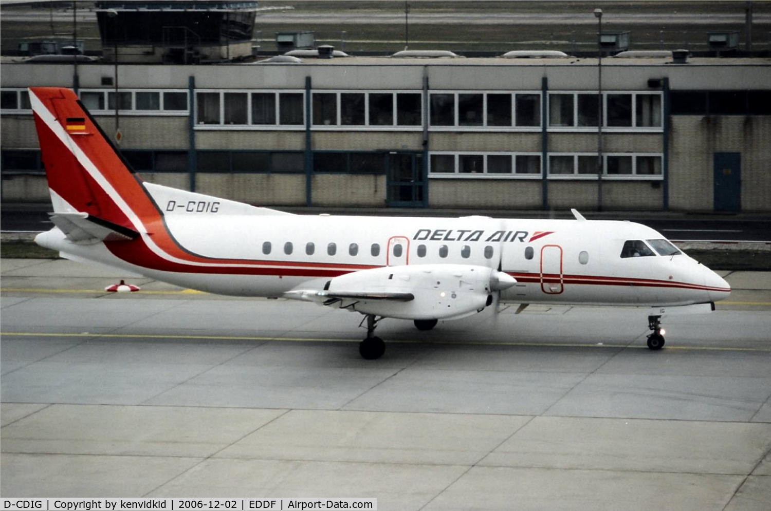 D-CDIG, 1985 Saab SF340A C/N 340A-040, Delta Air