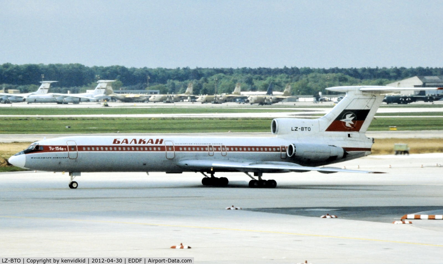 LZ-BTO, 1978 Tupolev Tu-154B-1 C/N 78A258, Balkan