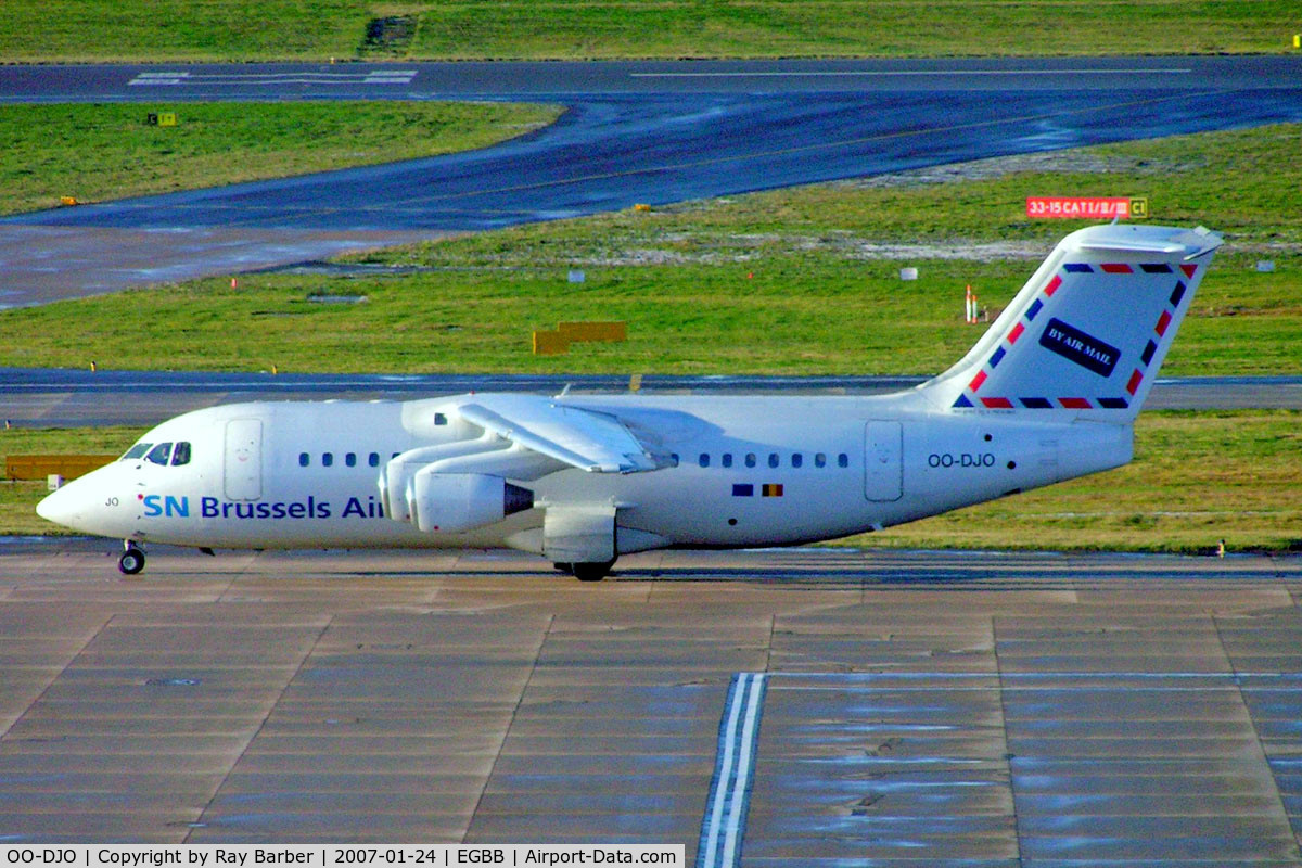 OO-DJO, 1995 British Aerospace Avro 146-RJ85 C/N E.2279, BAe 146-RJ85 [E2279] (SN Brussels Airlines) Birmingham Int'l~G 26/10/2004