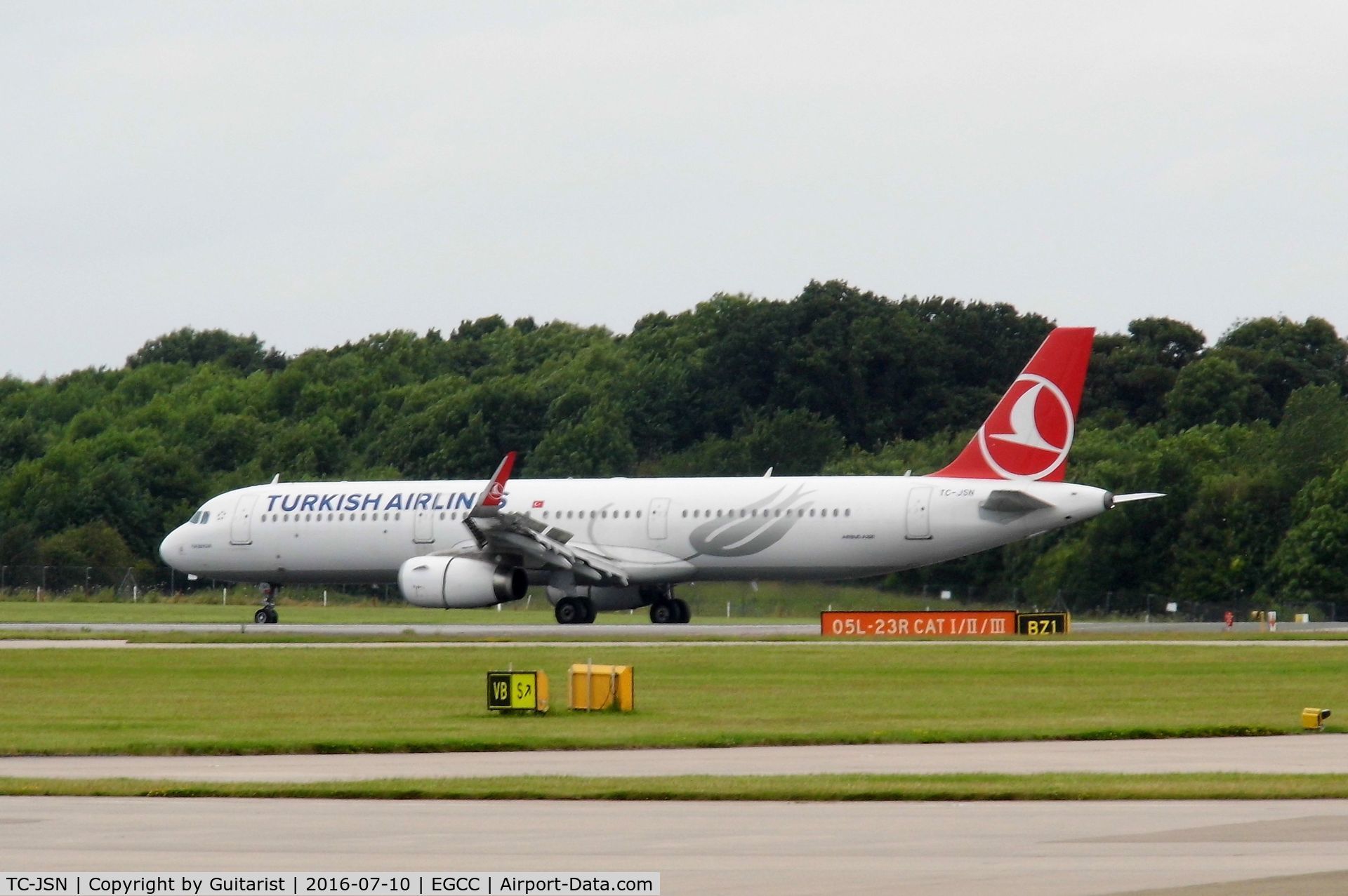 TC-JSN, 2015 Airbus A321-231 C/N 6508, At Manchester