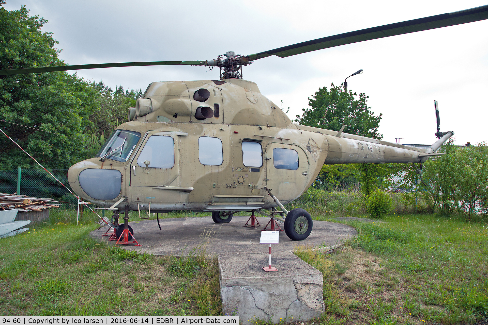 94 60, 1975 Mil Mi-2 Hoplite C/N 562633112, Rothenburg 14.6.16 ex 383