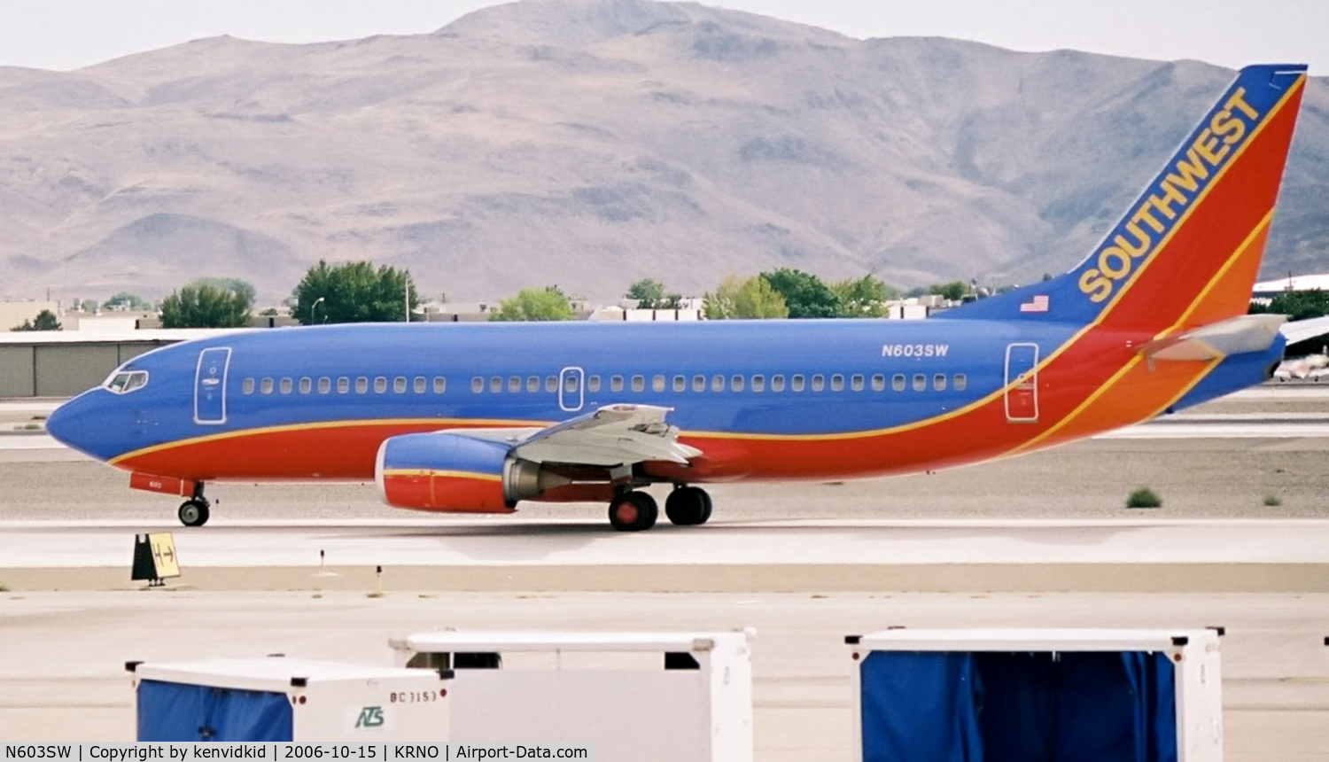 N603SW, 1995 Boeing 737-3H4 C/N 27954, Southwest Airlines