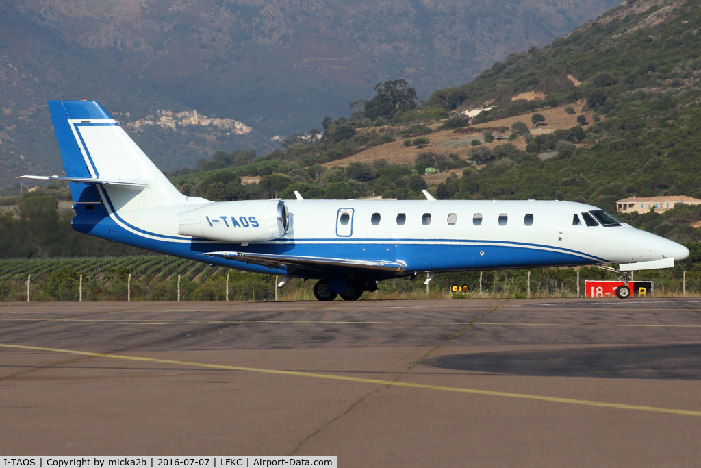 I-TAOS, 2010 Cessna 680 Citation Sovereign C/N 680-0309, Taxiing