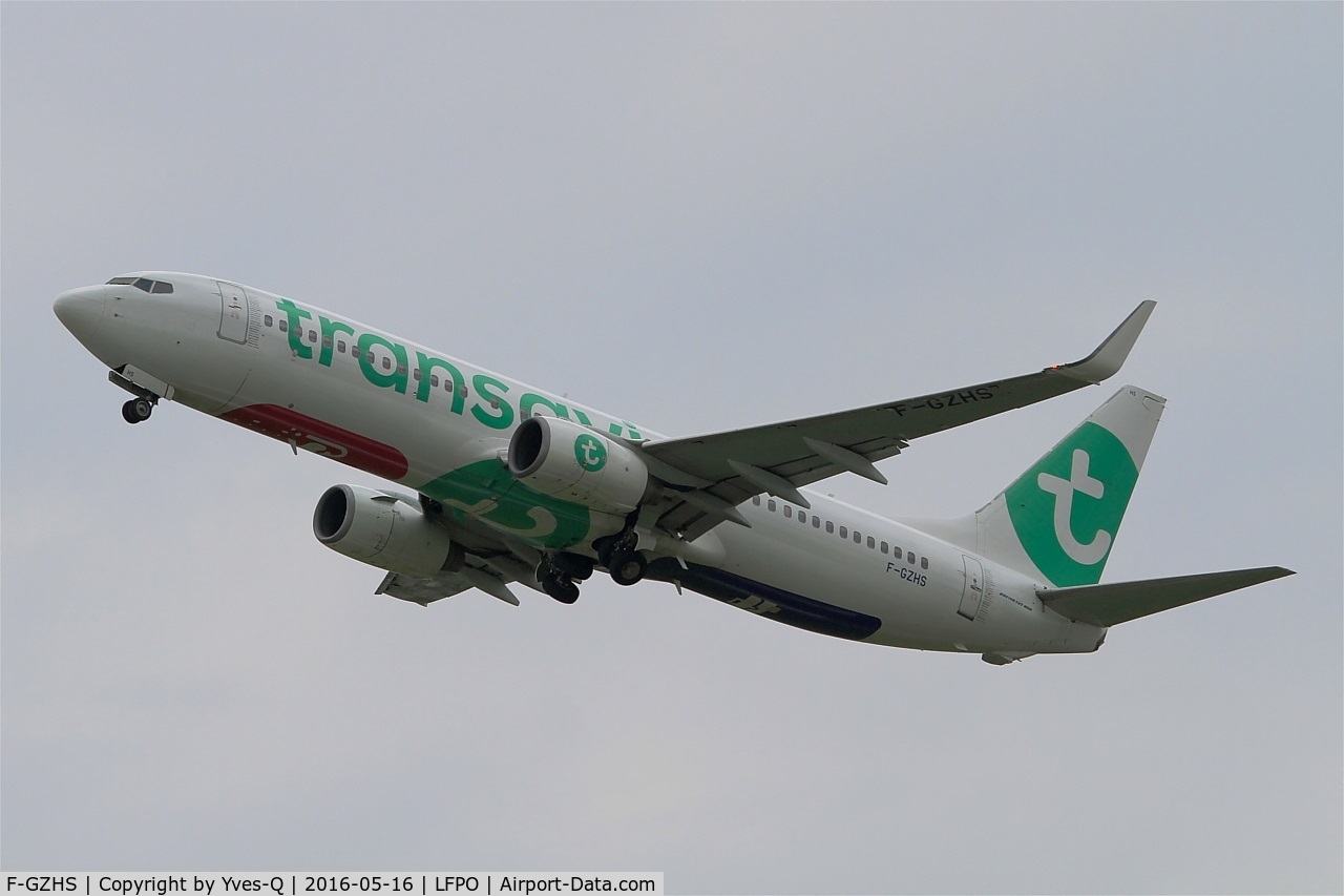 F-GZHS, 2007 Boeing 737-84P C/N 35074, Boeing 737-84P, Take off rwy 24, Paris-Orly airport (LFPO-ORY)