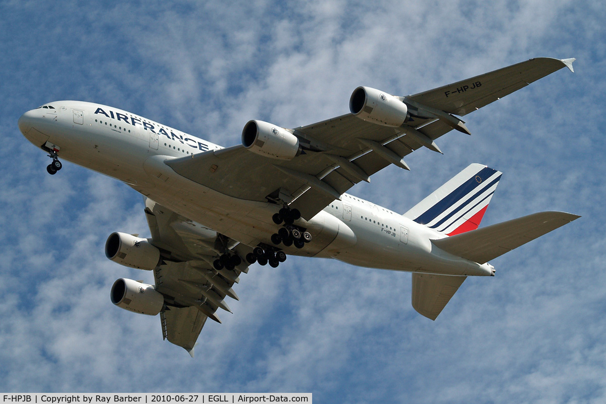 F-HPJB, 2009 Airbus A380-861 C/N 040, Airbus A380-861 [040] (Air France) Home~G 27/06/2010. On approach 27R.