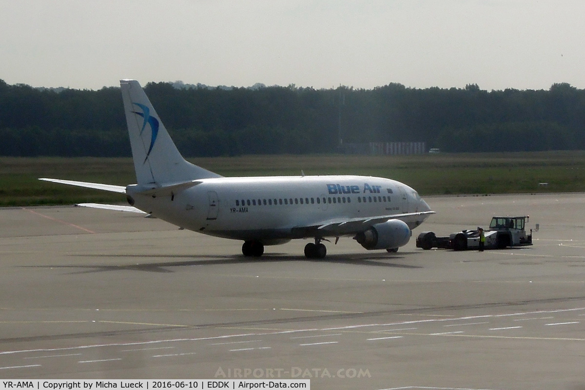 YR-AMA, 1991 Boeing 737-530 C/N 24941, At Cologne/Bonn