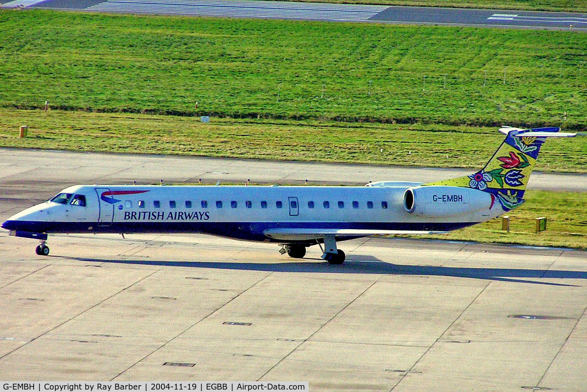 G-EMBH, 1999 Embraer EMB-145EU (ERJ-145EU) C/N 145107, Embraer ERJ-145EU [145107] (British Airways/CitiExpress) Birmingham Int'l~G 19/11/2004