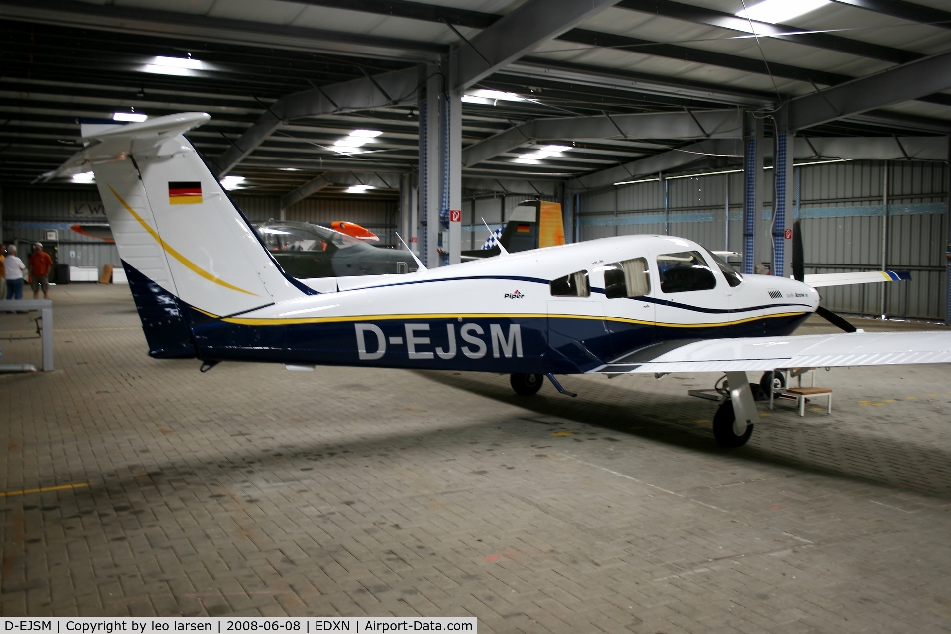 D-EJSM, Piper PA-28RT-201T Turbo Arrow IV C/N 28R-8031050, Norsholz EDXN 8.6.08