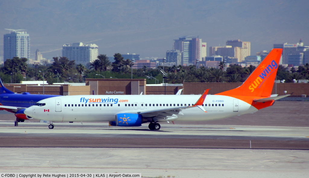C-FDBD, 2006 Boeing 737-8Q8 C/N 30703, C-FDBD Boeing 737 at Las Vegas