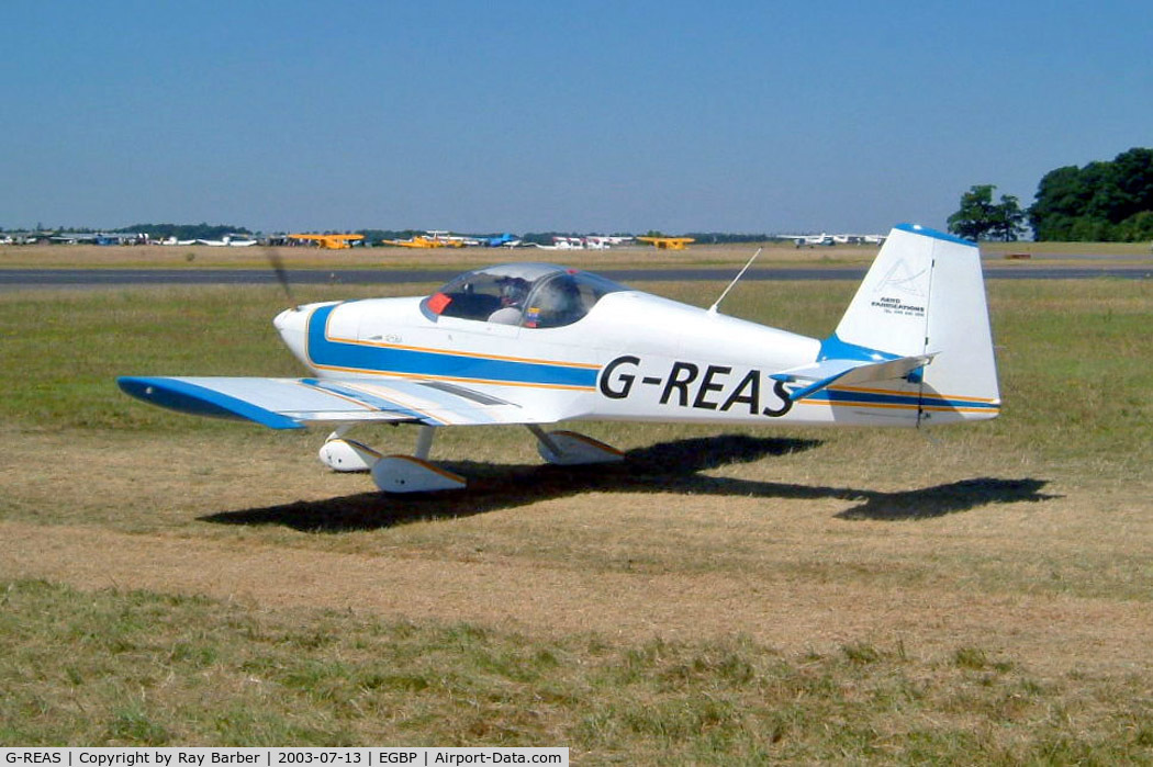 G-REAS, 1995 Vans RV-6A C/N PFA 181-12188, Van's RV-6A [PFA 181-12188] Kemble~G 13/07/2003