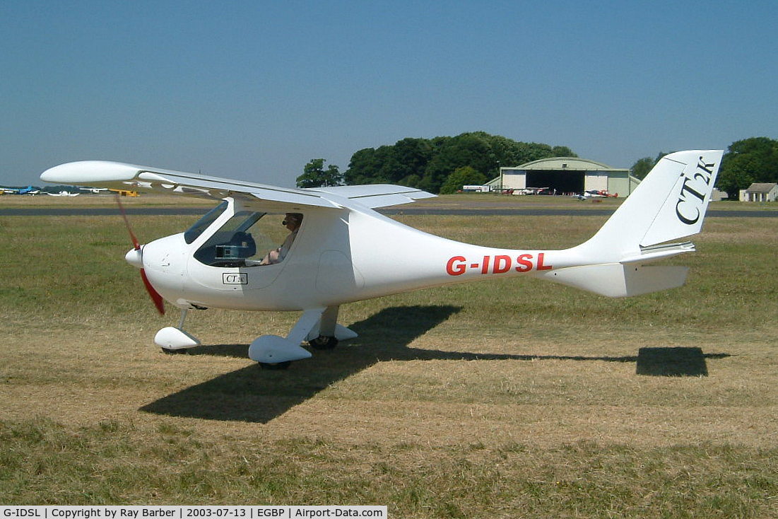 G-IDSL, 2002 Flight Design CT2K C/N 7922, Flight Design CT-2K [02-06-02-04] Kemble~G 13/07/2003