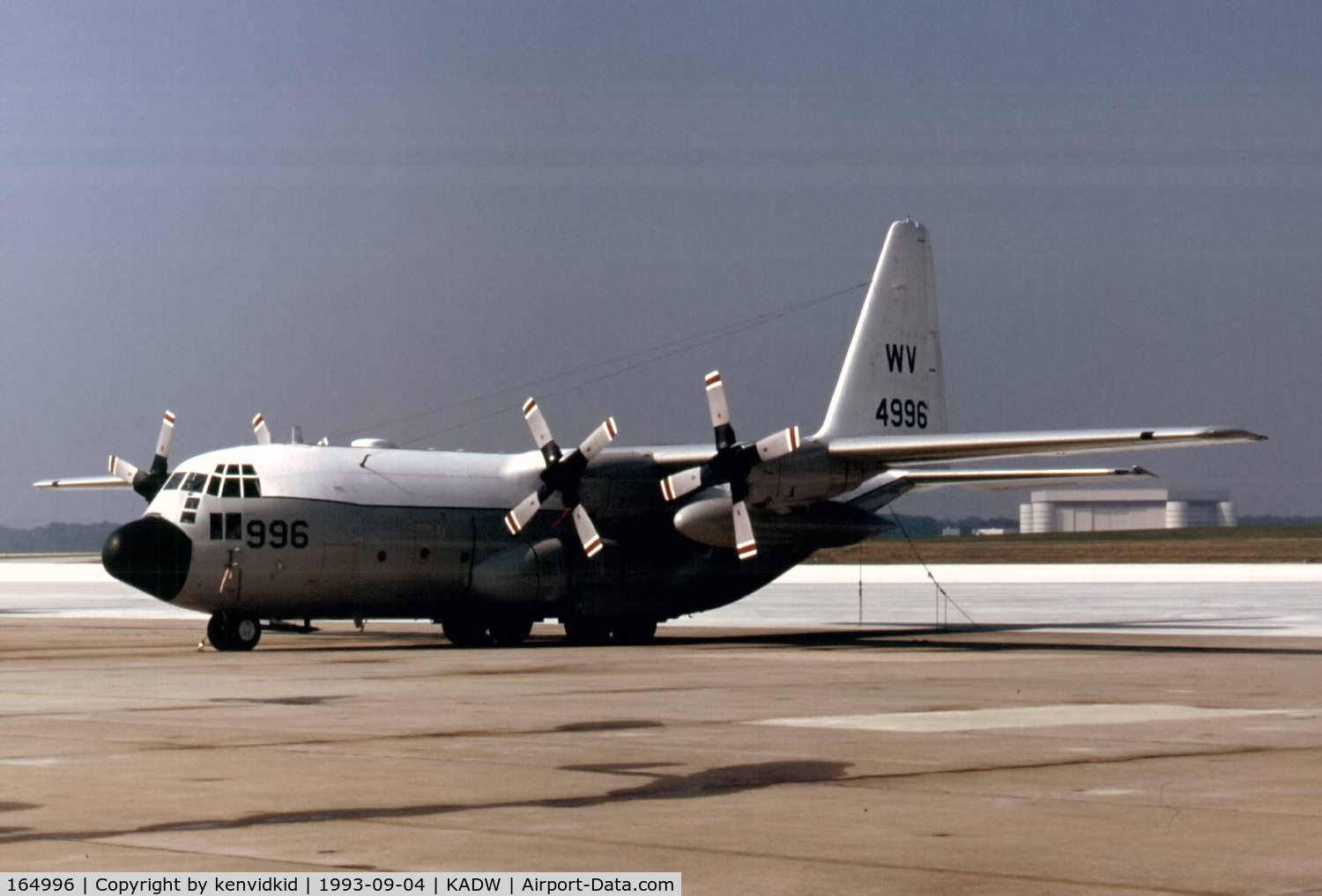 164996, Lockheed C-130T Hercules C/N 382-5301, US Navy
Andrews AFB visiting aircraft ramp.