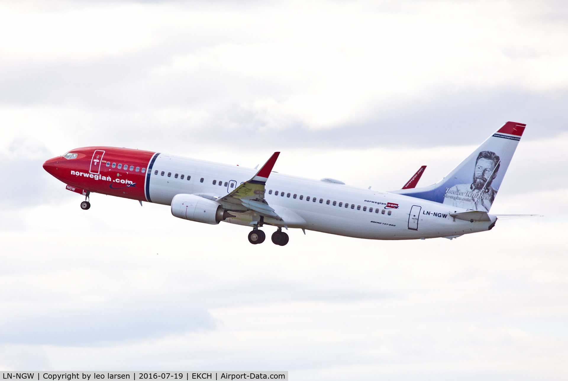 LN-NGW, 2014 Boeing 737-8JP C/N 39032, Copenhagen 19.7.16