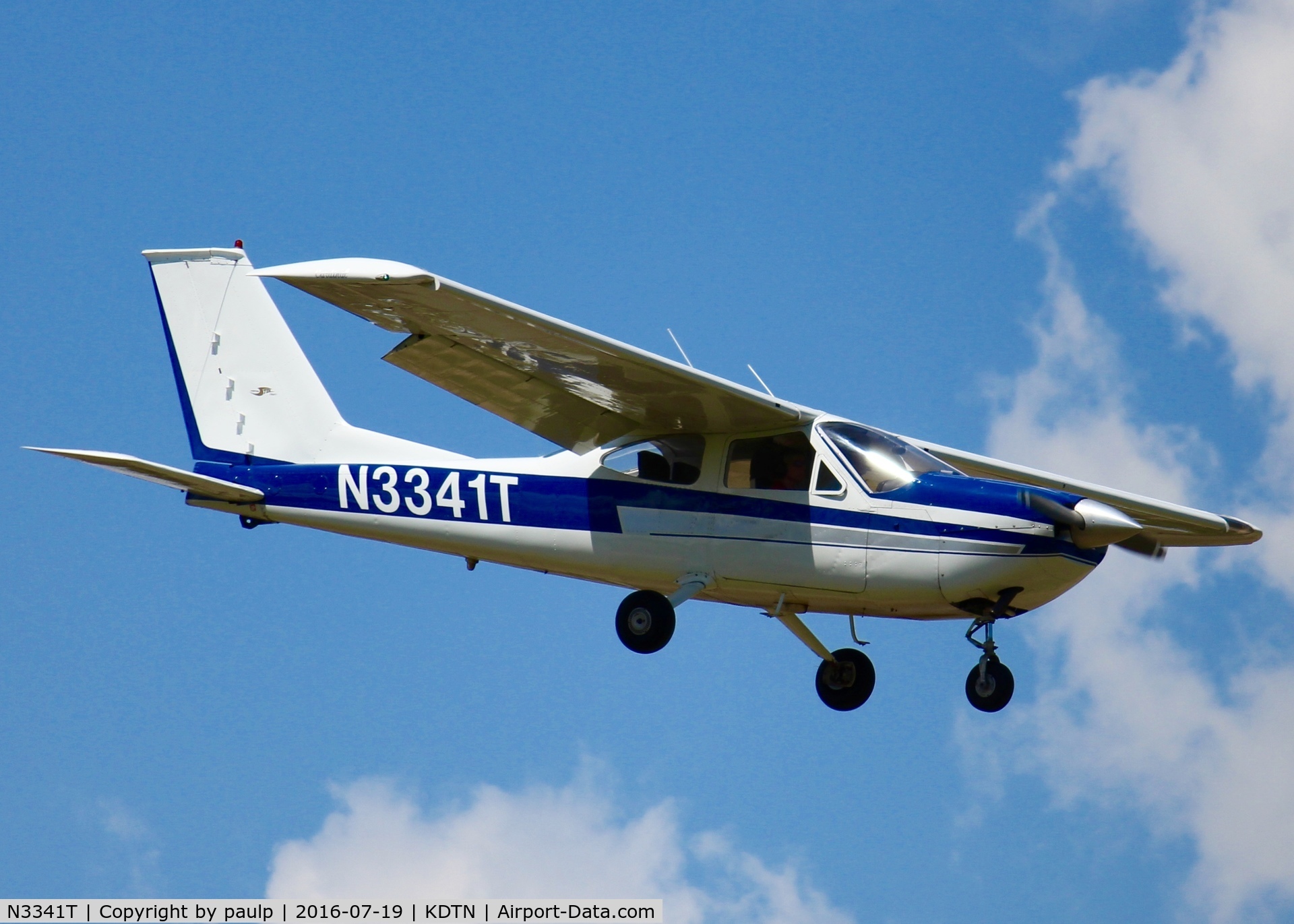 N3341T, 1967 Cessna 177 Cardinal C/N 17700641, At Downtown Shreveport.