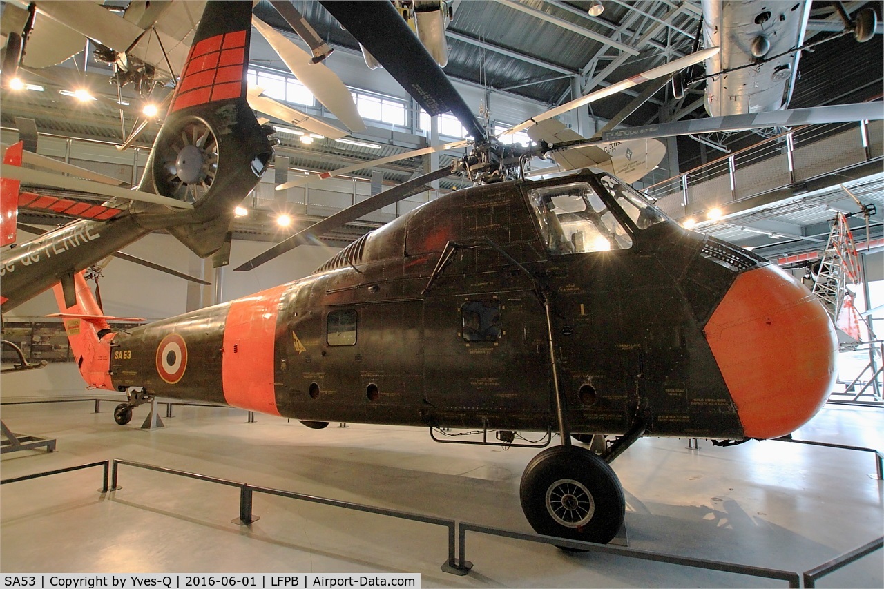 SA53, Sikorsky H-34A Choctaw C/N SA53, Sikorsky H-34A Choctaw, Exibited at Air & Space Museum Paris-Le Bourget (LFPB)