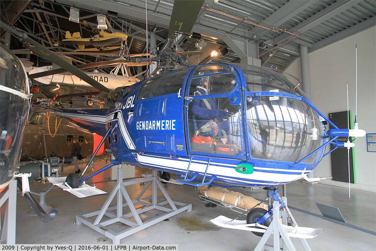 2009, Sud Aviation SA-319B Alouette III C/N 2009, Sud Aviation SA-319B Alouette III, Exibited at Air & Space Museum Paris-Le Bourget (LFPB)