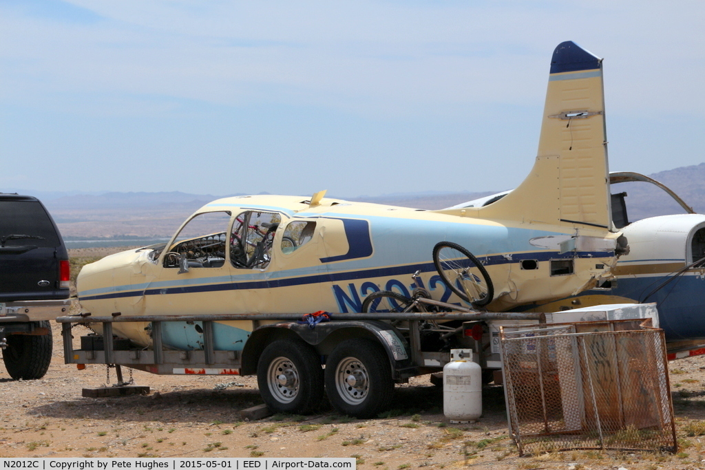 N2012C, 1960 Beech B95 Travel Air C/N TD-430, N2012C Beech 95 at Needles, California