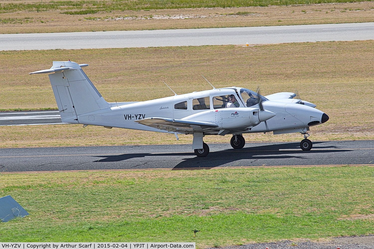 VH-YZV, 1997 Piper PA-44-180 Seminole C/N 4496018, Jandakot WA February 2015